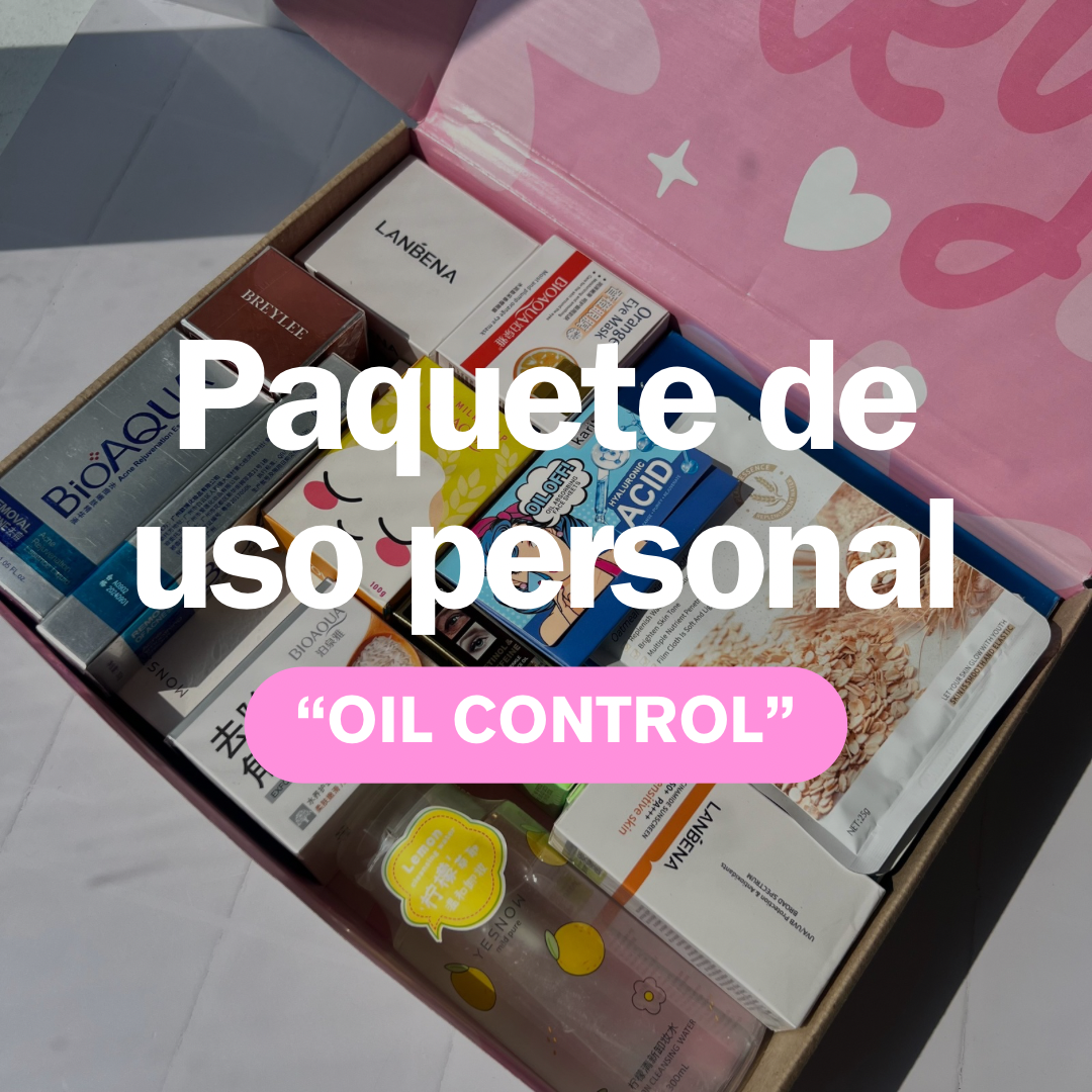 Paquete de uso personal “oil control”