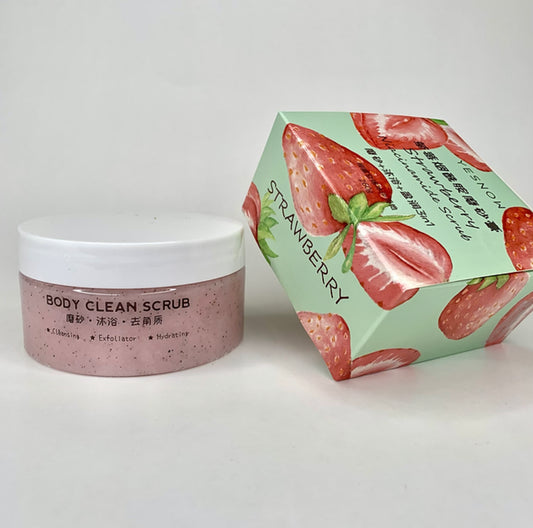 Strawberry body clean scrub