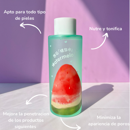 Tónico hidratante de sandia y HA