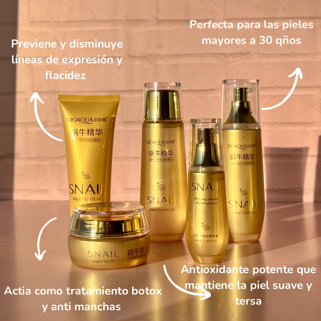 Snail set efecto botox