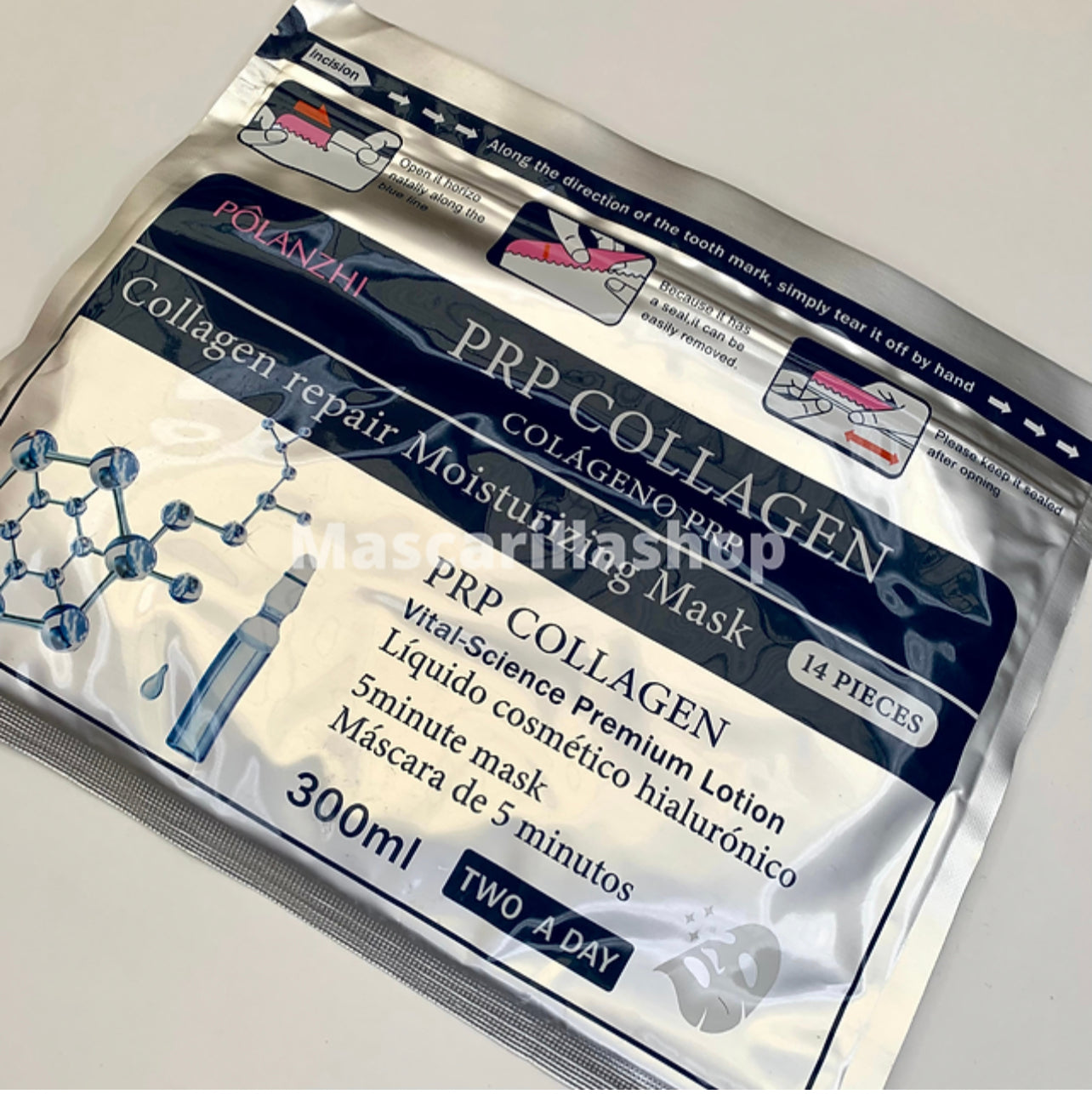 Pack 14pz mask collagen