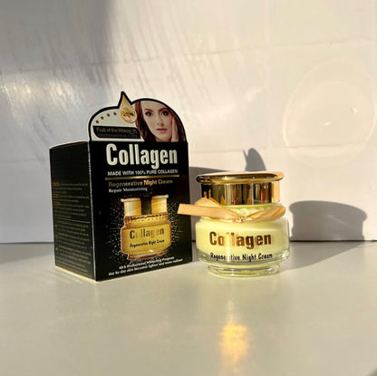 Crema nocturna regenerativa de colágeno