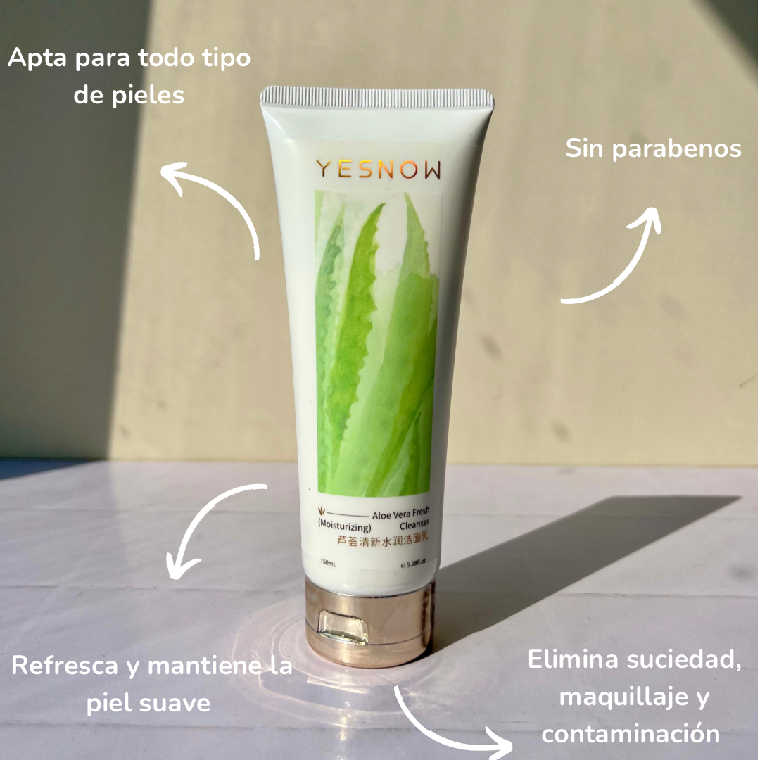 Limpiador de aloe vera