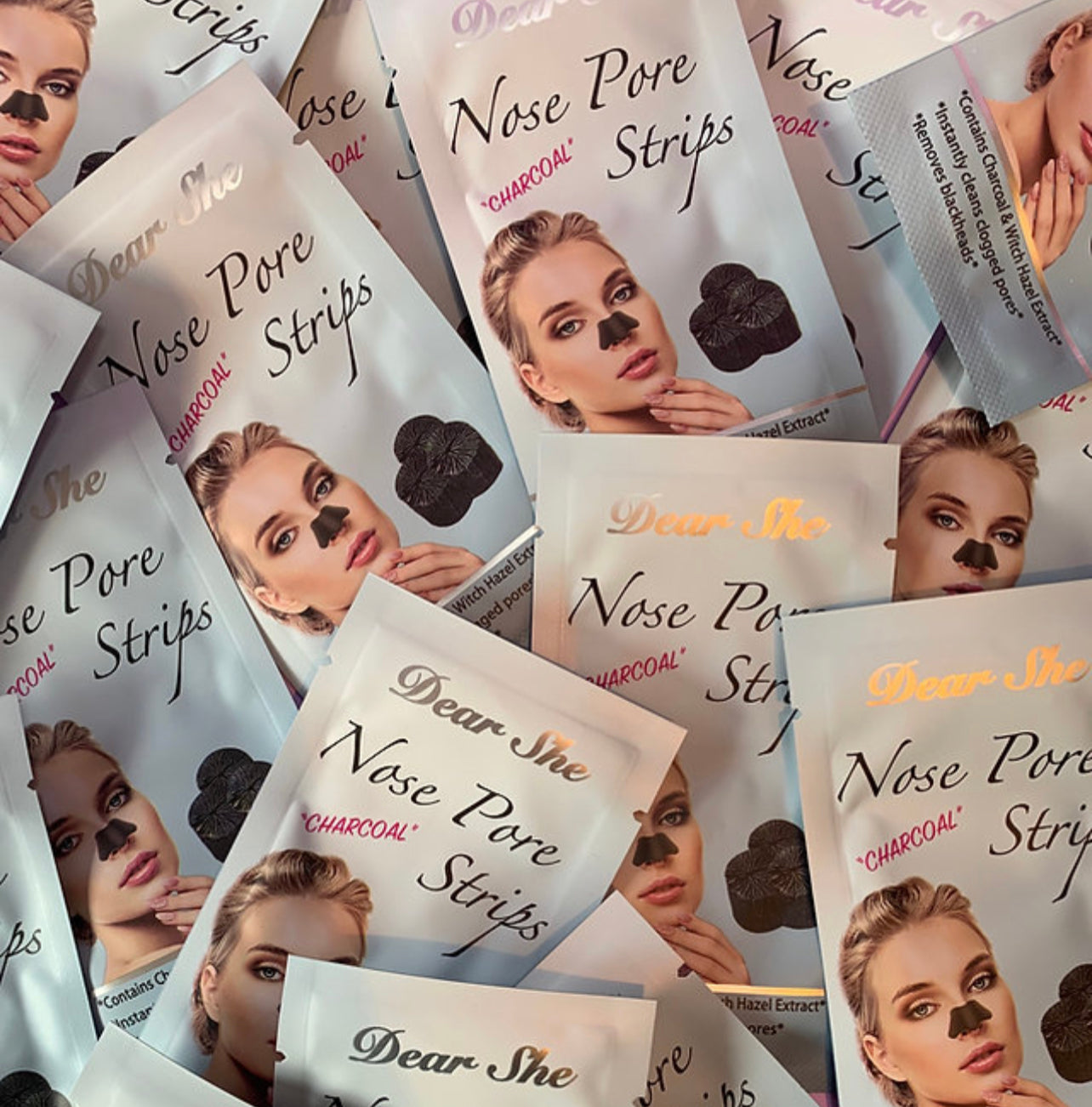 Nose pore strips charcoal 10pz