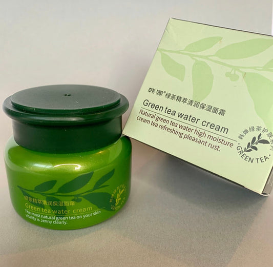 Crema hidratante facial de té verde
